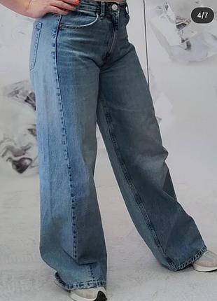 Джинси широкі zara 4