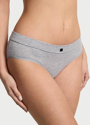 Хлопковые трусики hiphugger с логотипом. victoria’s secret. оригинал 🇺🇸