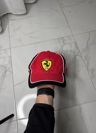 Вінтажна кепка ferrari 2000s / scuderia ferrari f1 мерч
