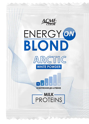 Пудра освітлювальна acme color energy on blond arctic 25 г 3862