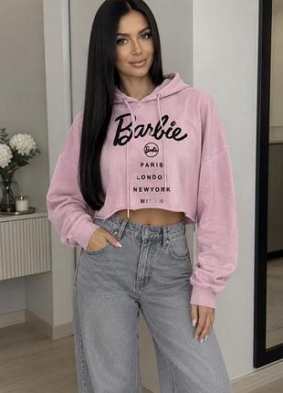 Худі жіноче barbie рожеве