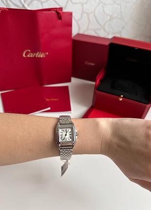 Годинники для жінок cartier medium сріблястий 3
