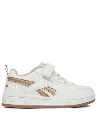 Детские белые кеды reebok