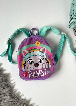 Рюкзак детский плюшевый paw patrol everest