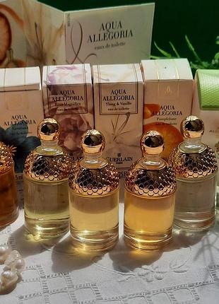 Guerlain — aqua allegoria ylang &amp; vanille - gentiana - rosa magnifica - flora nerolia - pamplelune - nerolia vetiver / eau de toilette / 7.5 ml