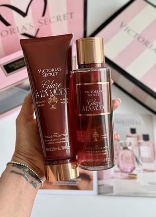 Спрей та лосьйон для тіла glaze à la mode victoria’s secret