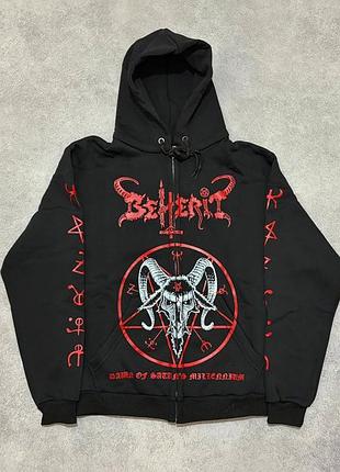 Нова кофта на блискавці beherit "dawn of satan’s millenium"