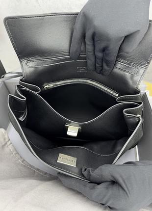 Сумка замшева чорна rodeo black silver 9