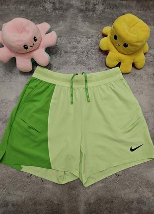 Шорти чоловічі nike dri-fit court slam 6in зелені