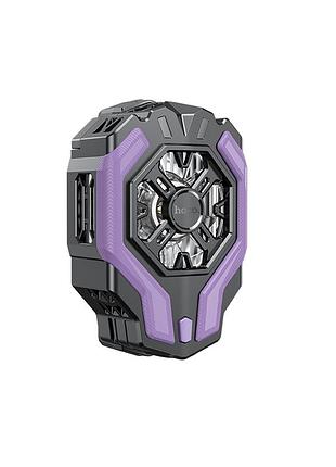 Кулер для мобильного hoco gm26 ambitious cooling mobile phone fan black