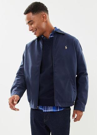 Чоловіча бомпер, харик, polo ralph lauren темно-синя, розмір m, оригінал