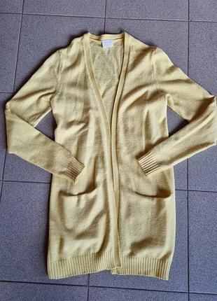 Жіночий кардиган vila жовтий xs-s