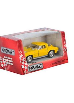 Машинка kt 5358 w 12,5см желтый металл инерц-я 1:32 тм kinsmart