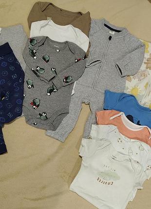Лот одягу для хлопчика next, carters, 6-9 місяців