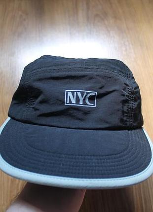 Нейлонова п'ятипанелька кепка унісекс 5boro nyc / 5-panel hat / скейт-бренд