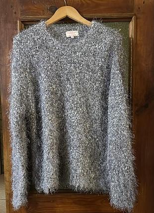 Шикарний пухнастий светр травка brand angels (розмір 16 / l-xl)