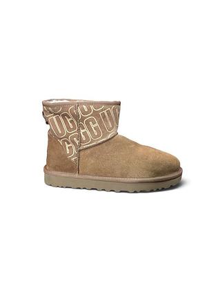 Угги ugg classic mini ii logo, розміри в наявності 38(24 см). оригінал