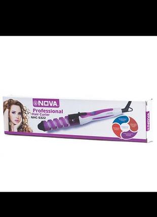 Плойка nova professional hair curler nhc-8322 спіральна