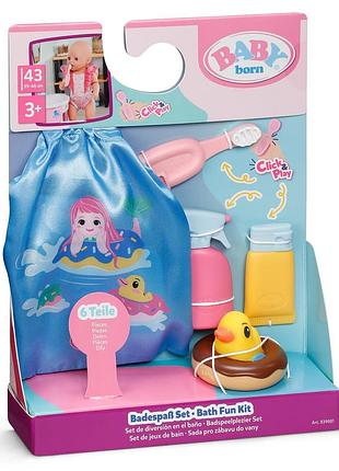 Игровой набор для купания куклы baby born – океан заботы