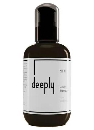 Крем для волосся deeply brilliant finishing cream для гладкості 200 мл