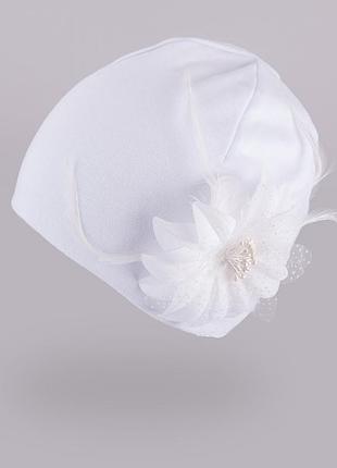Трикотажная шапка для девочки tutu арт. 3-002597(50-54)