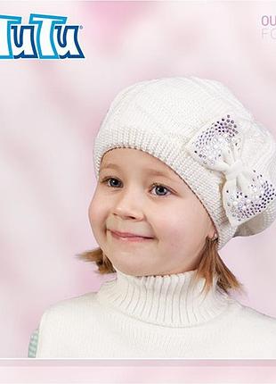 Шапка для девочки tutu 3-002961 (48-52,52-56)