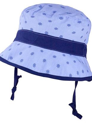Панама для хлопчика tutu 104 арт. 3-004526( 48-50) uv+30 блакитний