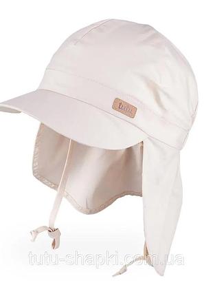 Панама бандана для мальчика tutu 3-005492 (42-44, 46-48, 50-52) uv+30 50-52, бежевый