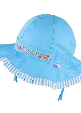Панамка детская двухсторонняя tutu 3-003589 (46-48, 50-52) с uv+50 голубой, 46-48 см.