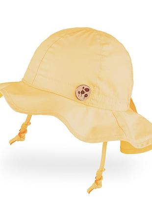 Панама для девочки tutu 3-005487 (42-44, 46-48) uv+30 42-44 см., желтый