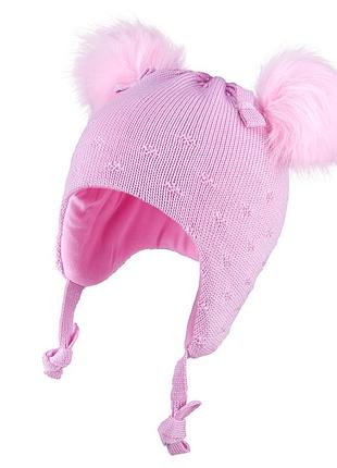 Зимняя шапка для девочки tutu арт. 3-005140(40-44, 44-48) 44-48