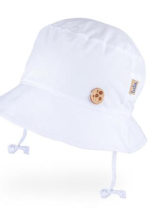 Панама для мальчика tutu 3-005498 (42-44, 46-48, 50-52) uv+30 46-48, белый