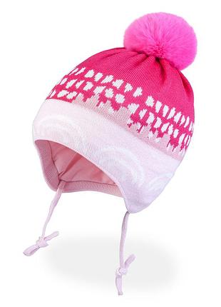 Зимова шапка для дівчинки tutu арт. 3-005844 (42-46, 46-50, 50-54 см)