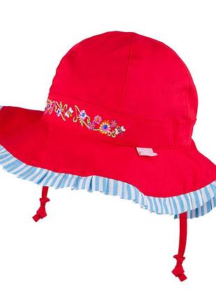 Панамка детская двухсторонняя tutu 3-003589 (46-48, 50-52) с uv+50 красный, 50-52