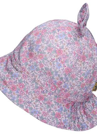 Панамка детская для девочки tutu 3-006586 (46-48, 50-52) uv+30 розовый, 50-52