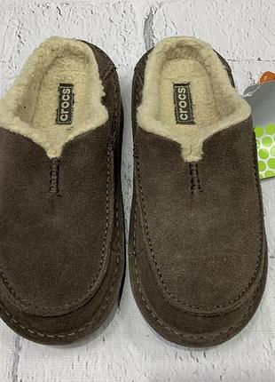 Капці чоловічі crocs thomson slipper коричневі, розмір 39-40 (m7 w9)
