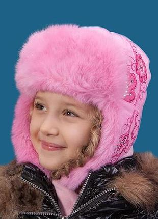 Зимняя шапка для девочки tutu арт. 3-000863(48-50, 52-54)