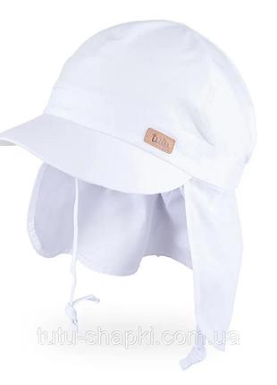 Панама бандана для мальчика tutu 3-005492 (42-44, 46-48, 50-52) uv+30 белый, 42-44