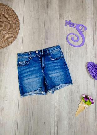 Джинсові шорти для дівчинки denim co mid rise short блакитні розмір 140 (9-10 років)