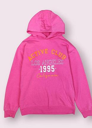 Утепленное худи для девочки primark розовое размер 158 (12-13 лет)