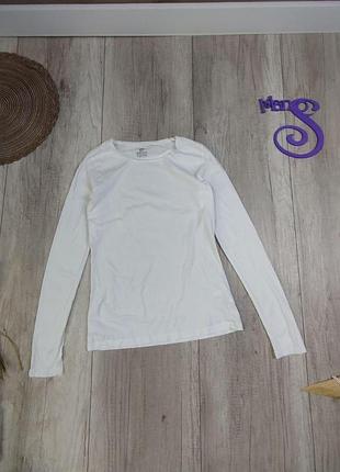 Лонгслив для девочки h&m с длинным рукавом белый размер 158/164 (13-14 лет)