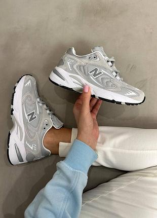 Сірі кросівки унісекс new balance 725 light grey х нью беланс 39