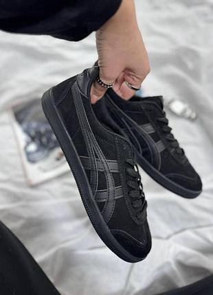 Чорні кросівки унісекс asics onitsuka tiger black х ассікс 40