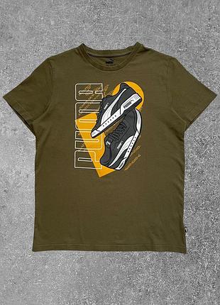 Підліткова бавовняна футболка puma оригінал на хлопчика 13/14 років