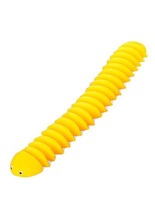 Дитяча іграшка-антистрес "гусениця" ms 3657(yellow) 21 см