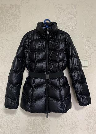Зимова куртка пуховик massimo dutti р.s чорна жіноча