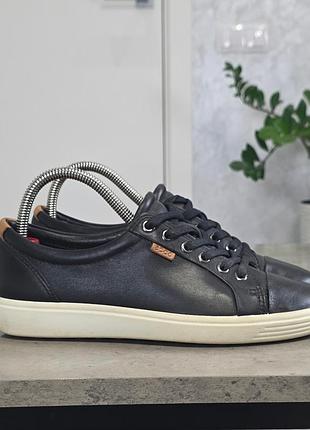 Кожаные кроссовки ecco оригинал
