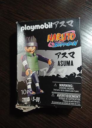 Коллекционная фигурка playmobil naruto shippuden asuma 71119