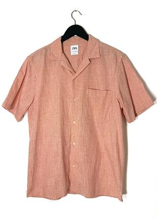 Сорочка з коротким рукавом zara relaxed fit