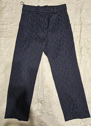 Брюки жіночі louis vuitton ready-to-wear сині, розмір s/xs (36)